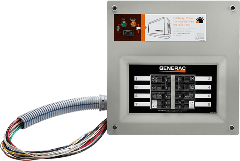 A Generac transfer switch.